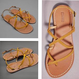 Soludos Zoe Strappy Sandals in Marigold